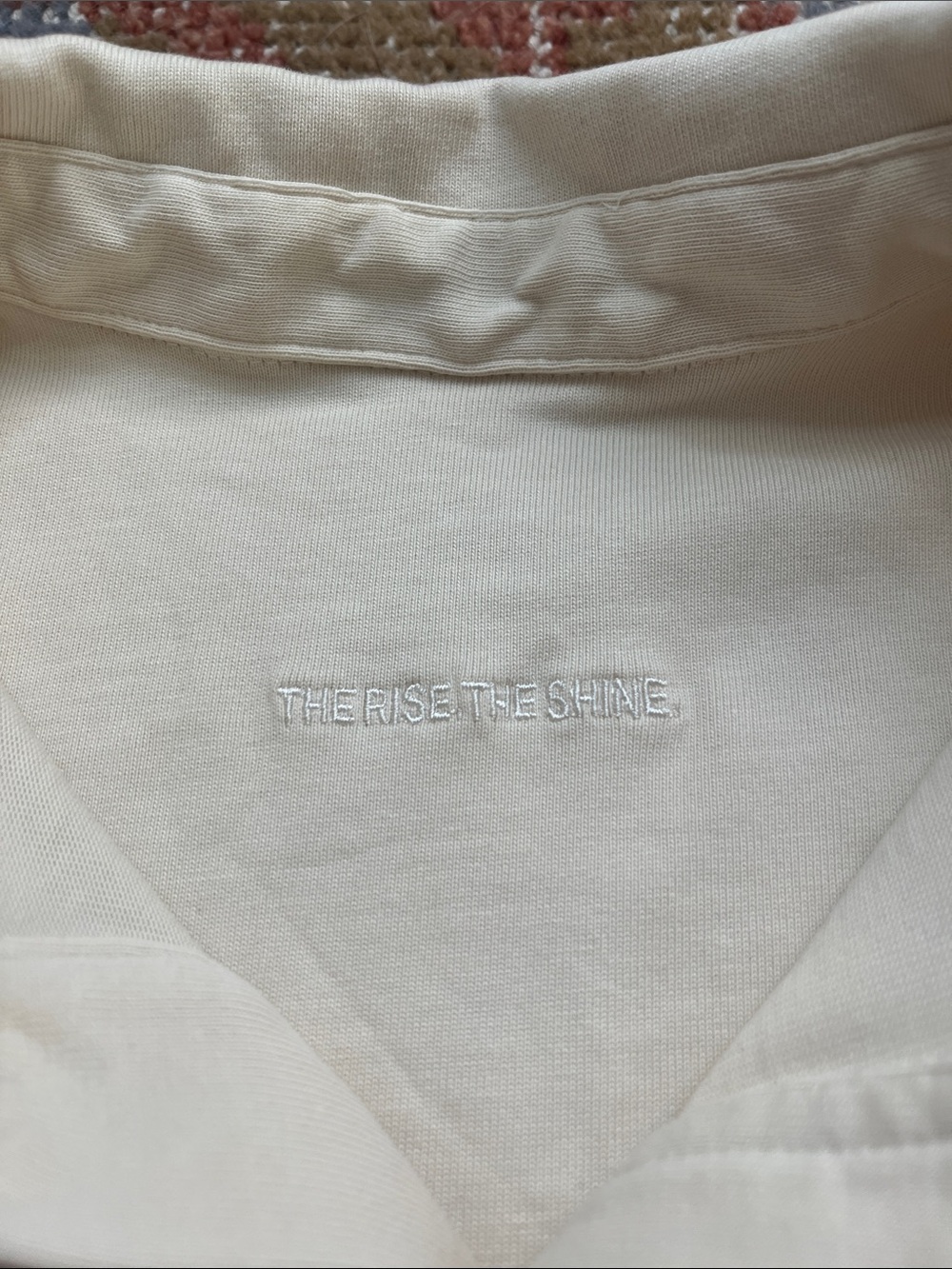 Vuori Mackenzie Jacket Cream Natural Heavyweight Cotton Knit Shacket Size M - Picture 4 of 13